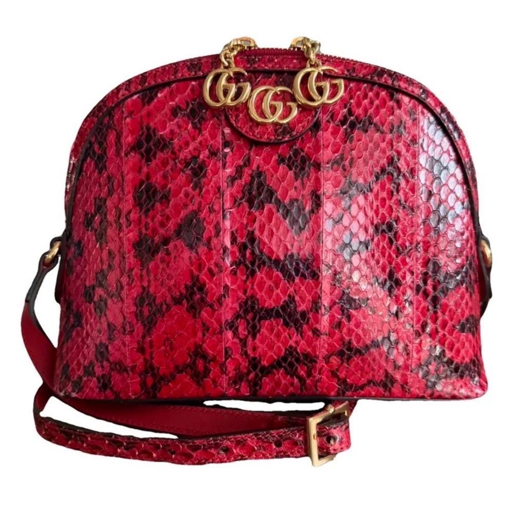Gucci Python Dome Bag - image 1